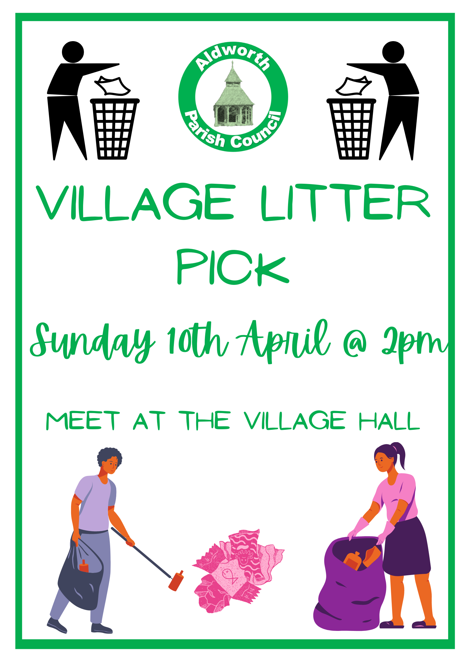 Village Litter Pick Poster